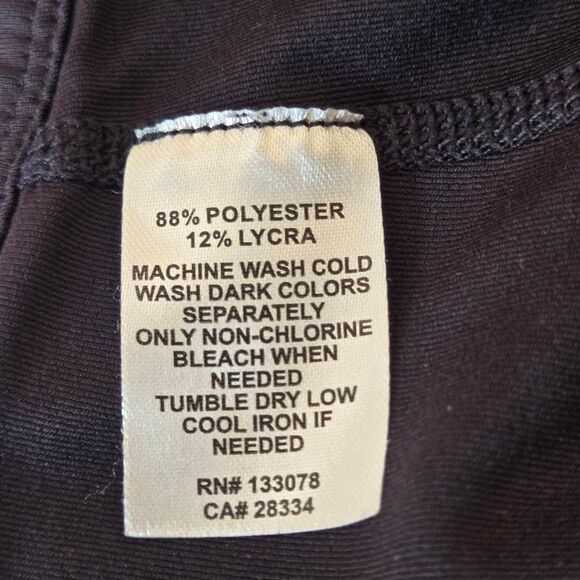 Lucky In Love Womens Black White Fringed Tennis Skort Size Small - Picture 5 of 9